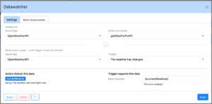 Example of an Data Watcher in Copyl Integration Platform